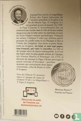Frankreich 10 Euro 2019 (Folder) "Piece of French history - Popes in Avignon" - Bild 2
