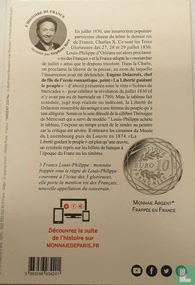 Frankreich 10 Euro 2019 (Folder) "Piece of French history - Liberté guidant le peuple" - Bild 2