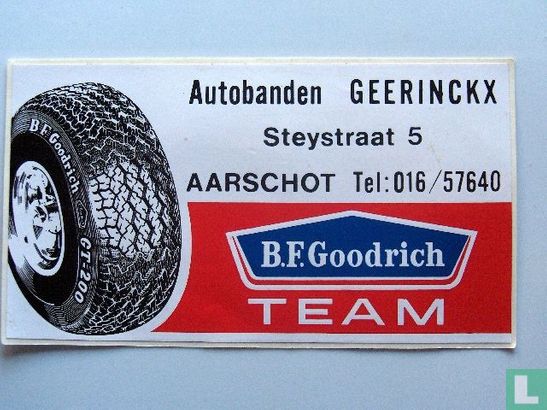 Autobanden Geerinckx Steystraat 5 Aarschot BF Goodrich team