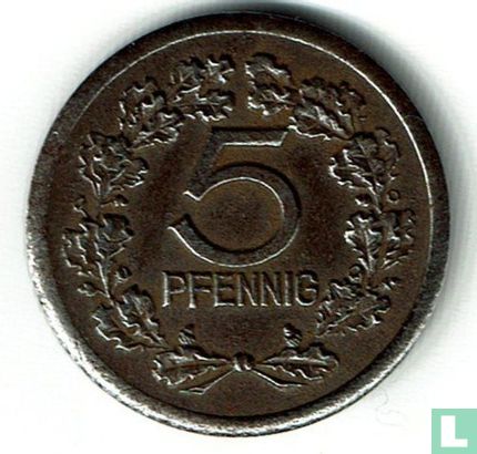 Vohwinkel 5 pfennig 1918 - Afbeelding 2