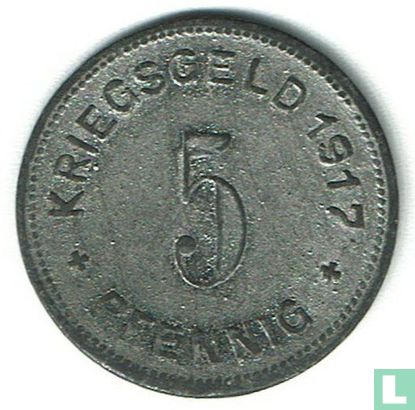 Mettmann 5 pfennig 1917 - Afbeelding 1