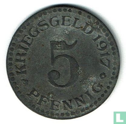 Kassel 5 pfennig 1917 - Afbeelding 1
