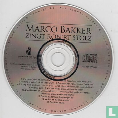 Marco Bakker zingt Robert Stolz - Afbeelding 3