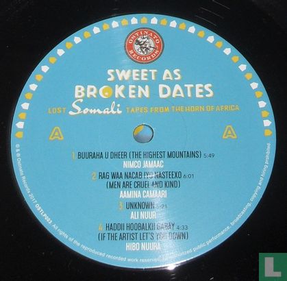 Sweet as Broken Dates: Lost Somali Tapes from the Horn of Africa - Afbeelding 3