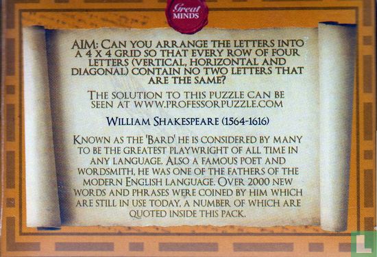 Shakespeare Word Game - Image 2