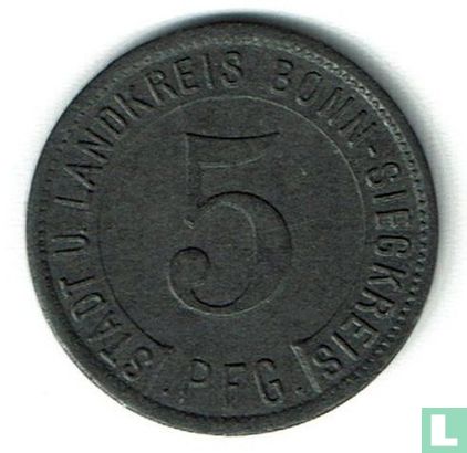 Bonn 5 pfennig 1919 - Afbeelding 2