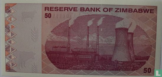 Zimbabwe 50 dollars 2009 - Image 2