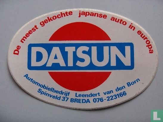 Datsun de meeste gekochte Japanse auto in Europa