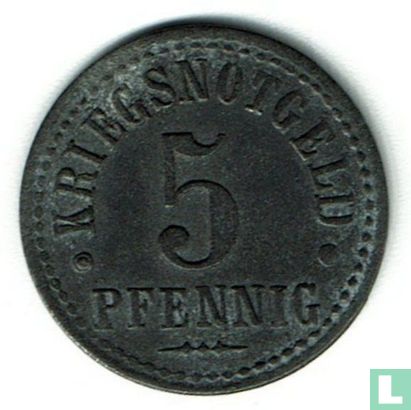 Northeim 5 pfennig 1918 (zink) - Afbeelding 2