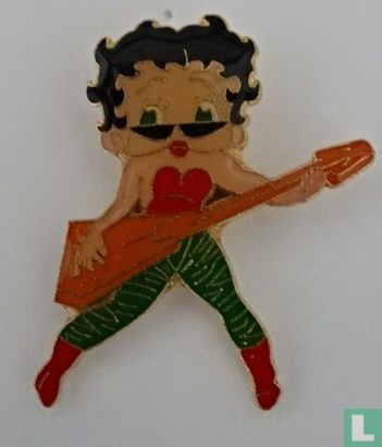 Betty Boop met gitaar - Afbeelding 1