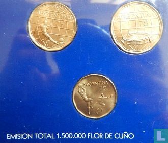 Argentinien 100 Peso 1977 "1978 Football World Cup in Argentina" - Bild 3