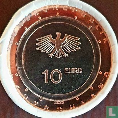 Allemagne 10 euro 2020 (A - rouleau) "On land" - Image 1