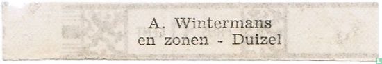 Prijs 31 cent - A. Wintermans en zonen - Duizel  - Bild 2