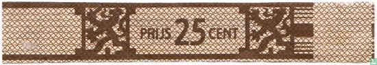 Prijs 25 cent - (Achterop: Agio Sigarenfabriek N.V. Duizel)   - Image 1