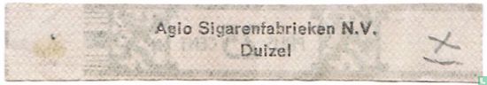 Prijs 25 cent - (Achterop: Agio Sigarenfabriek N.V. Duizel)   - Bild 2
