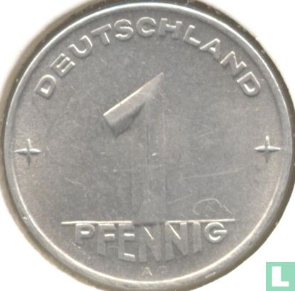 DDR 1 Pfennig 1952 (kleine A) - Bild 2