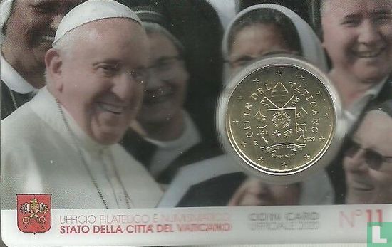 Vatican 50 cent 2020 (coincard n°11) - Image 1
