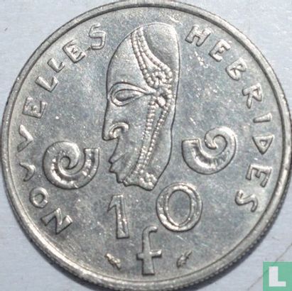 Neue Hebriden 10 Franc 1982 - Bild 2
