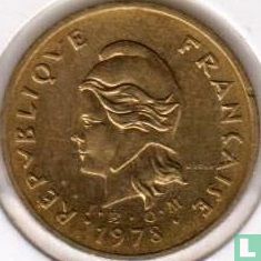 Nieuwe Hebriden 2 francs 1978 - Afbeelding 1