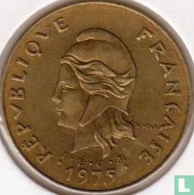 Nieuwe Hebriden 5 francs 1975 - Afbeelding 1