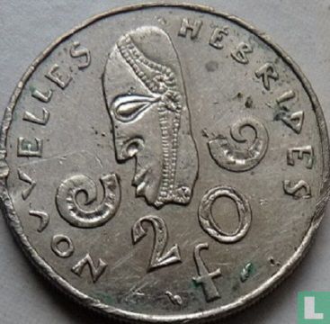 Nieuwe Hebriden 20 francs 1982 - Afbeelding 2