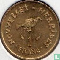 Nieuwe Hebriden 1 franc 1975 - Afbeelding 2