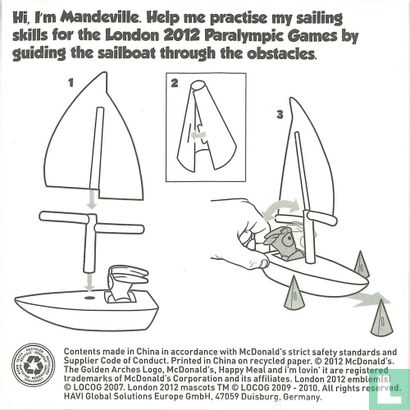 Happy Meal 2012: London Olympics - Sailing - Afbeelding 2