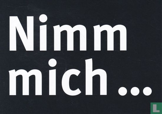 0301 - GeldKarte "Nimm mich..." - Afbeelding 1