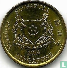 Singapore 5 cents 2014 - Afbeelding 1