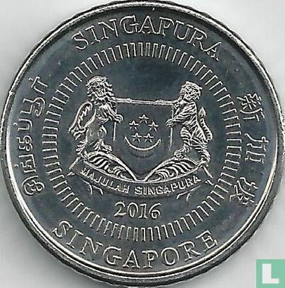 Singapour 50 cents 2016 - Image 1