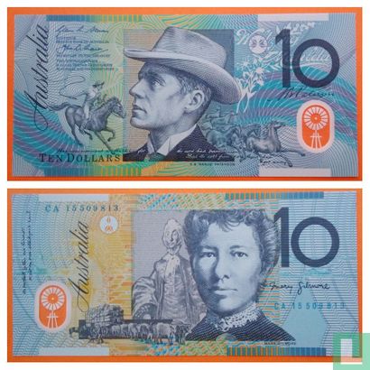 Australië 10 Dollars 2015