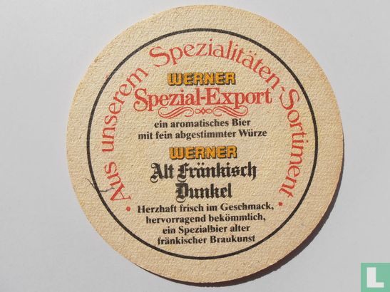 Werner Spezial-Export - Alt Fränkisch Dunkel / Pilsener - Image 1