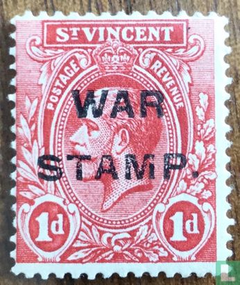 George V with overprint