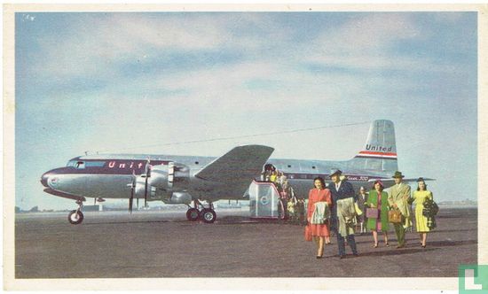 United Airlines - Douglas DC-6 - Afbeelding 1