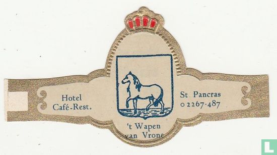 't Wapen van Vrone - Hotel Café Rest. - St. Pancras 02267.487 - Image 1