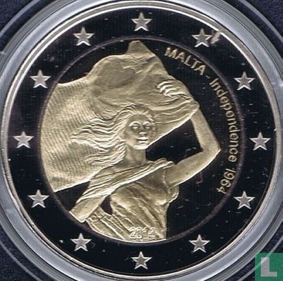 Malta 2 euro 2014 (PROOF) "50th anniversary of Independence" - Image 1