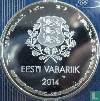 Estland 10 euro 2014 (PROOF) "Winter Olympics in Sochi" - Afbeelding 1