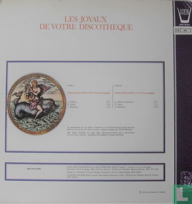 Le Chevalier de Saint-Georges: Concerto opus VIII no 9 (Sol majeur), Concerto opus V no 2 (La majeur) - Image 2