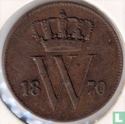Nederland 1 cent 1870 - Afbeelding 1