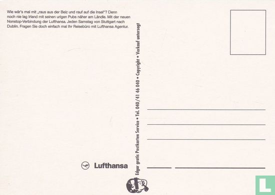 BX - Lufthansa "Guinnesstrinker an Viertelschlotzer: Komm doch mal rüber" - Afbeelding 2