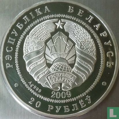 Belarus 20 rubles 2009 (PROOF) "Squirrel" - Image 1
