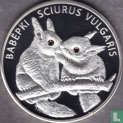 Belarus 20 rubles 2009 (PROOF) "Squirrels" - Image 2