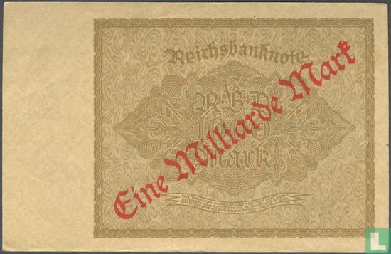 Germany 1 Billion Mark (P.113b - Ros.110f) - Image 2