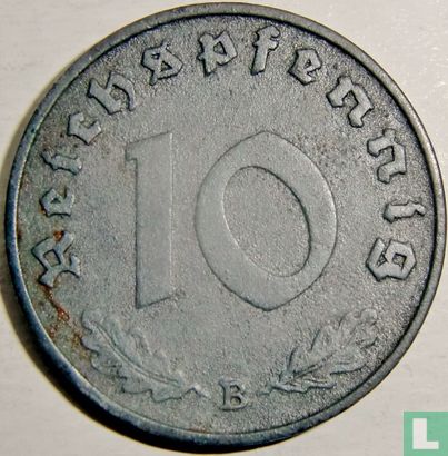 Empire allemand 10 reichspfennig 1940 (B) - Image 2