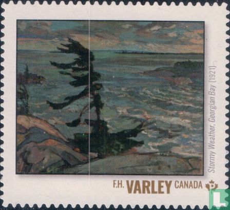 Stormy Weather, Georgian Bay; by FH Varley