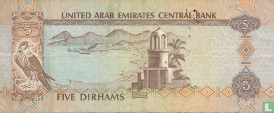 Verenigde Arabische Emiraten 5 Dirhams 2004 - Afbeelding 2
