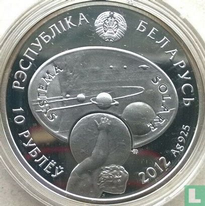 Belarus 10 rubles 2012 (PROOF) "Solar system - Uranus" - Image 1