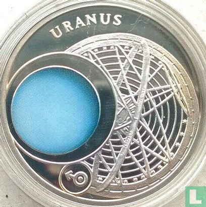 Biélorussie 10 roubles 2012 (BE) "Solar system - Uranus" - Image 2