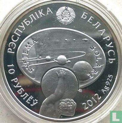 Belarus 10 rubles 2012 (PROOF) "Solar system - Neptune" - Image 1