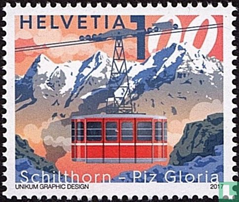 50 years of Schilthornbahn to Piz Gloria